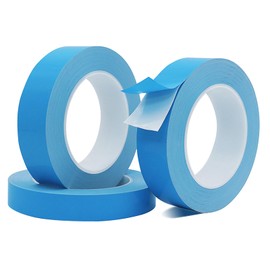 Aairhut Thermal Adhesive Tape, 25 m x 10 mm x 0.2 mm Dual Side Thermal Conductive Tape Cooling Heatsink Pad for LED IGBT IC Chip Computer CPU GPU Modules MOS Tube SSD