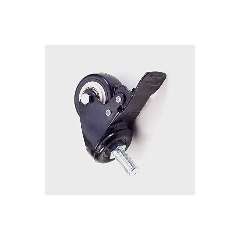 Swivel Caster Wheels 2" PU 360 Degree Caster Wheel Threaded