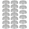 Stainless Steel SplitType Mini Glass Jar Lids Container Sealing Cover
