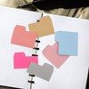 Lurrose 6-Color Index Tabs 90 Pieces Self-Stick Notes for Organizing
