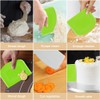 Vicloon Dough Scraper Cutter, 3 Pcs Stainless Steel Dough Scraper