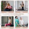 Fiohiros Pilates Yoga Socks with Grips for Women,Elegant Ruffle Frilly