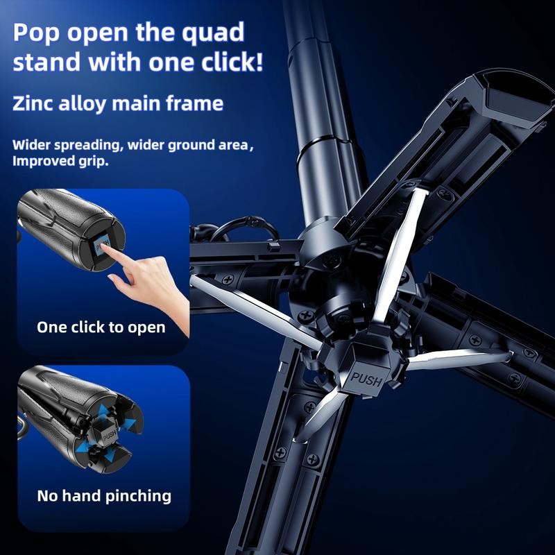 Foldable Multifunctional magnetic selfie stick phone tripod, can simulate camera