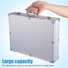 SUPVOX Aluminum Toolbox Lockable Storage Case for Tools Electronics and