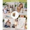 Waaqkid 12 Pack 4x6 / 6x4 Clear Acrylic Photo Frames,