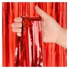 2 Pack 3.3 ft x 9.9 ft Red Tinsel Curtain