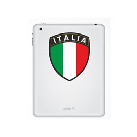 2 x 10cm/100mm Italia Italy Flag Design Vinyl Stickers Travel Luggage #10611