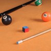 6pcs Billiard Chalk,Pool Table Accessories For Table Billiards, Triangle Chalk（Blue）
