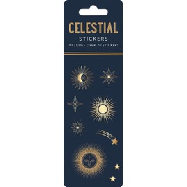 Celestial Sticker Set (6 Different Sheets of Stickers!), 2 1/2 x 7 1/8