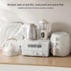 Pack of 10 Dust Covers for Kitchen Appliances, Transparent Elastic