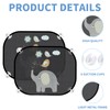 Sonnenschutz Auto Baby – 2er Set Auto Sonnenblende 45x35.5cm mit