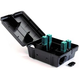 Motomco Outpost Rat Bait Station Lockable for Safety Targets Small Mice and Large Rats