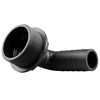 Water butt/rain barrel/water storage tank overflow hosetail elbow with nut