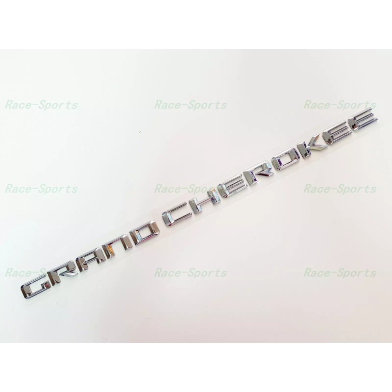 Jeep NEW 1PC Chrome GRAND CHEROKEE 3D Letters Emblems Nameplate