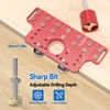 Shelf Pin jig, 2 in 1 Hinge Jig Self-Contained Clamping