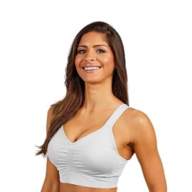 Genie Bra 3 Variety Pack 34 2D/3D Seamless Wireless Adjustable BBW342D3D New