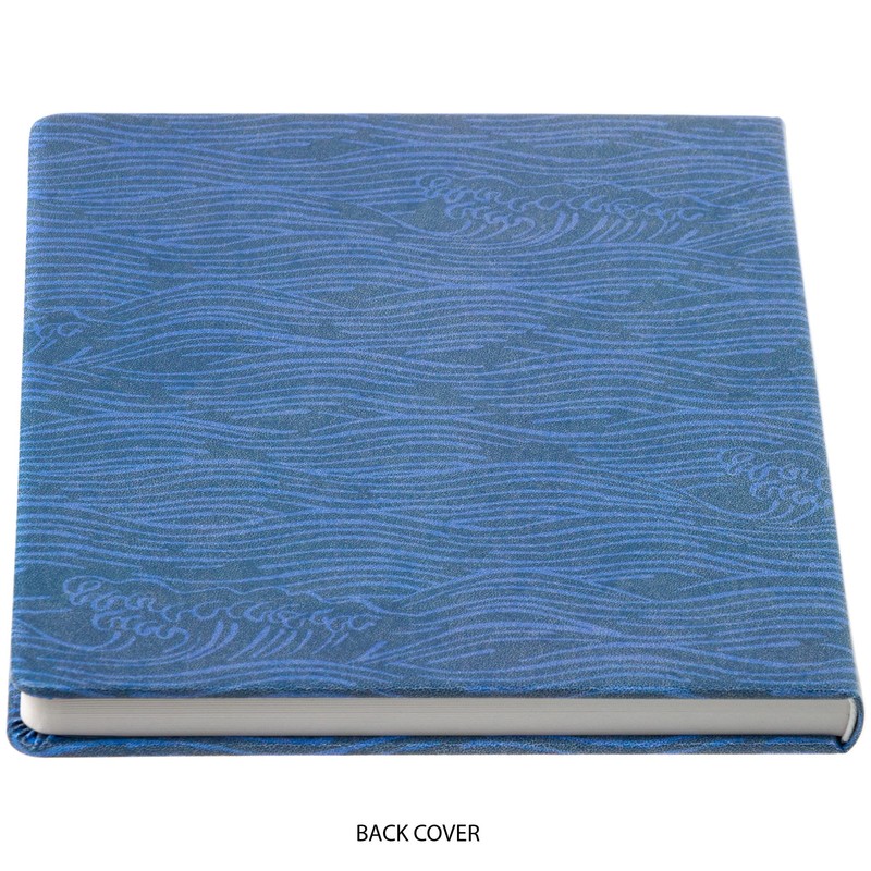 Eccolo Desk Size Recycled Journal Notebook, Embossed Hardcover, 256 Ruled
