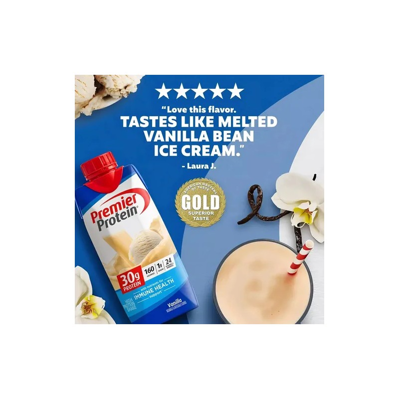 Malteada Con Proteína Premier Protein 18 Envases De 325 Ml