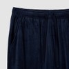 JAJU [JAJU/자주] 여 밍크 플리스 셔링 파자마 팬츠_네이비 [JAJU] Women's