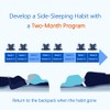 WoodyKnows Side Sleeping Bag with and Chest Strap, Sleep Position