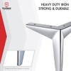 TCHOSUZ 6 Inch / 15cm Metal Furniture Legs, Set of