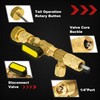 limontek HVAC Valve Core Removal Tool, R410A Mini Split Adapter,