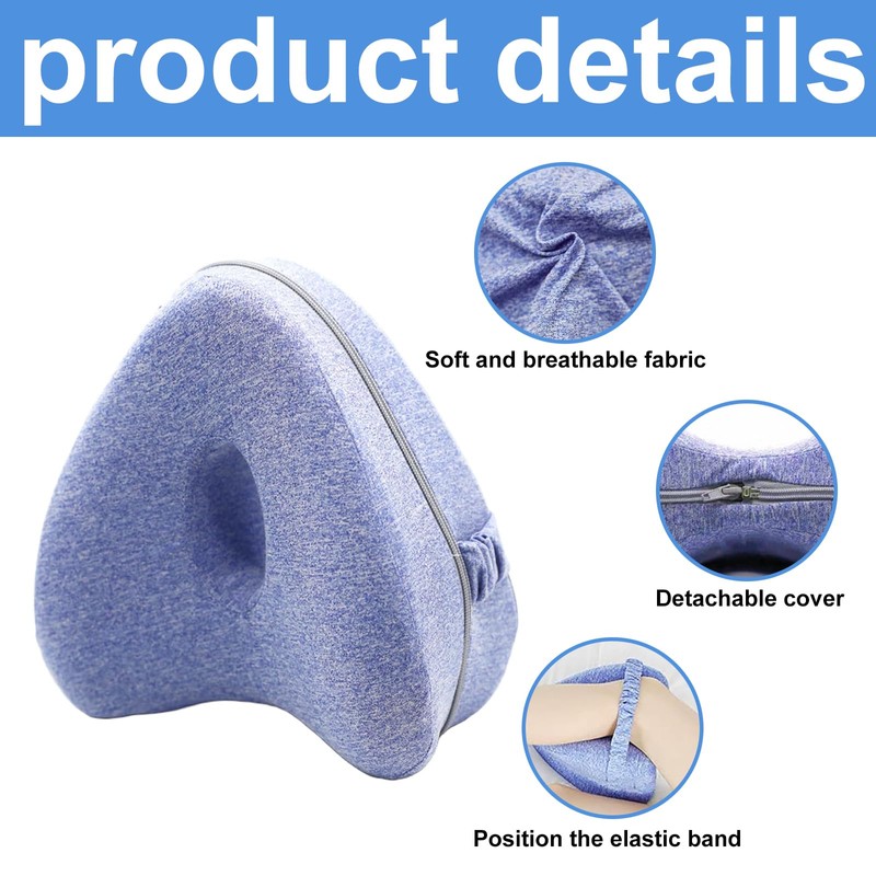 XZSKD Knee Pillow, Leg Pillows For Sleeping On Side, Revoget