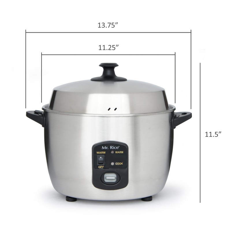 10 Cups Stainless Steel Cooker and Steamer