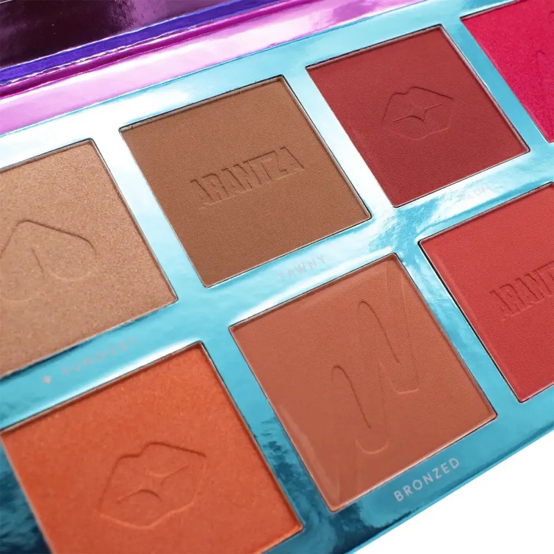 Paleta Rubor e Iluminador Arantza Sunset Blush Mate Mixto 8