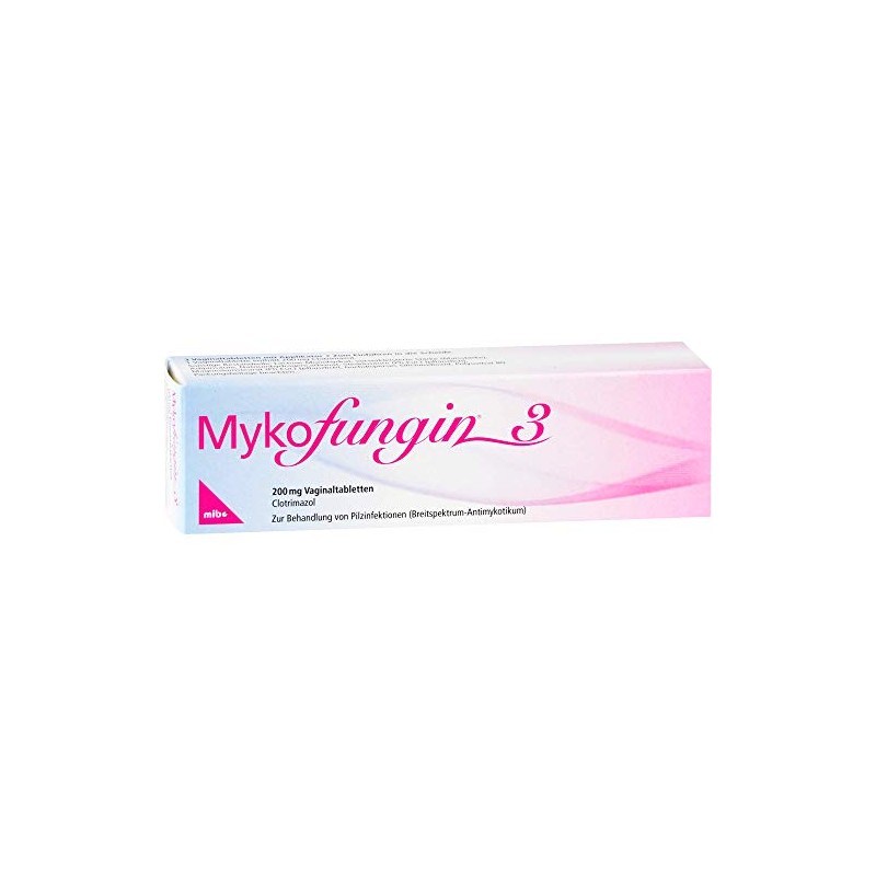 Mykofungin 3 Vaginal Tablets 200 mg