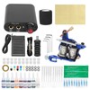10 Wraps Tattoo Coil Machine Kit Mini Tattoo Power Supply