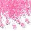 XINHUIDALSQ 150 Mini Acrylic Pacifiers for Baby Shower Game, 0.86