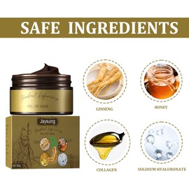 Pro-Herbal Refining Peel-Off Facial Mask, Deep Cleansing Ginseng Mask, 80ml Black Head Removal Peel Off Mask (3 Pcs)