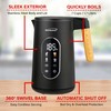 Brentwood 1100W 1.7L Cordless Cool Touch Digital Kettle with Stainless