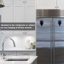 Linwnil Linwnil 2 Pack Magnetic Wreath Hanger Wreath Holder Wreath Hanger Hook for Metal Front Door for Christmas Decorations