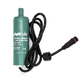 iL280pg 12V Inline Submersible Water Pump for Bilge, Liquid, Rain, Pool Transfer
