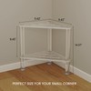 GOIOOIA Acrylic Corner Shower Stool for Shaving Legs 11.42" D
