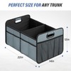 Simple Deluxe Car Trunk Organizer for SUV, Collapsible 2 Compartment