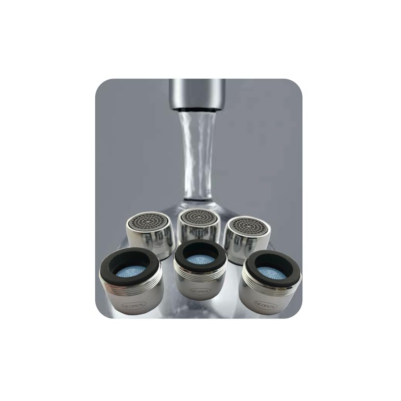 Neoperl Crystal Clear Faucet Aerator 1.8 gpm Low Flow Silky