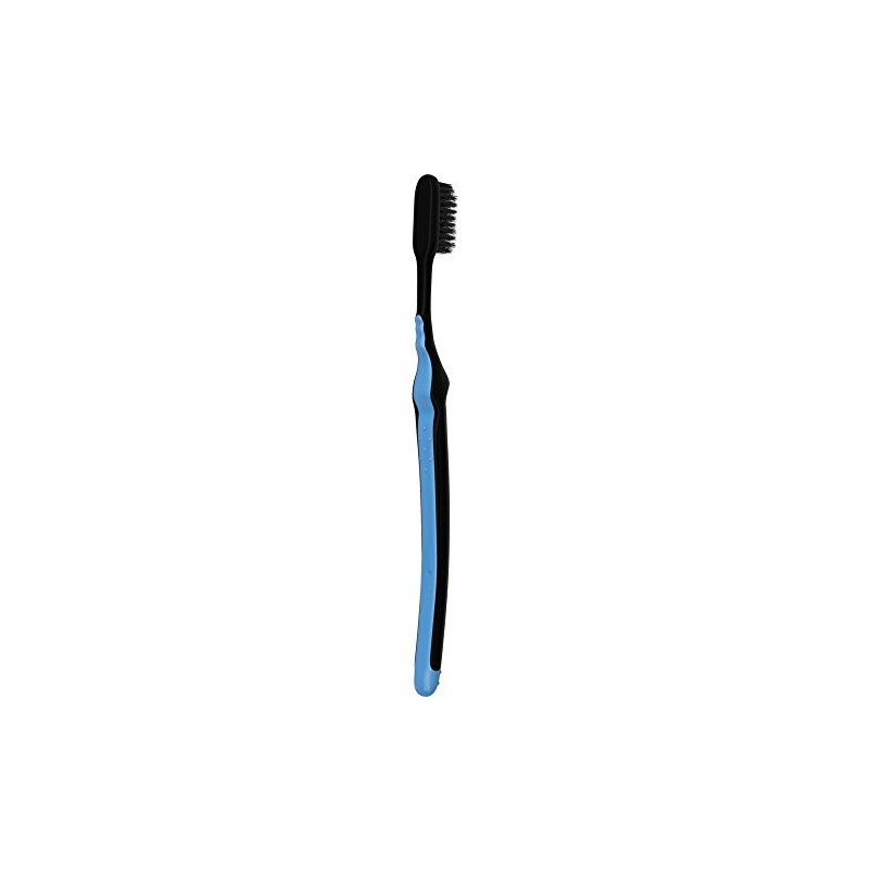 Colgate SlimSoft Floss-Tip Black Manual Toothbrush, 0.09 Fl oz