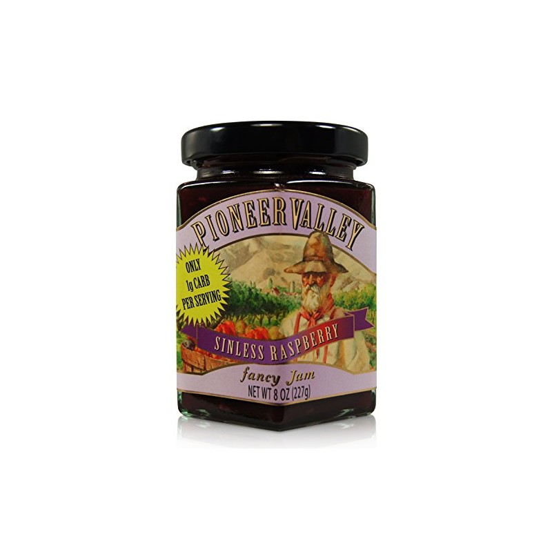 Pioneer Valley Fancy Sinless Raspberry Jam (no added sugar, low