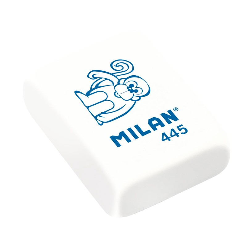 Milan BMM9222 - Pack of 5 rubber flexible rubber erasers,