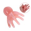 BIUDECO Octopus Scalp Massage Comb Portable Pink Finger Massager Brush