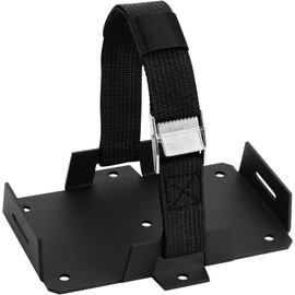 Wyckoff Small Battery Tray Fit 12V-6V / 6AH 7AH 8AH 9AH 12AH 15AH Batteries and More, Adjustable Hold-Down Strap Battery Mount Compatible with Boats, Kayaks, Motorcycles, ATVs, Generators, Jetskis