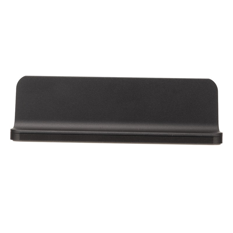 Vertical Laptop Stand Aluminum Alloy Double Dock Black Multifunctional Cooling