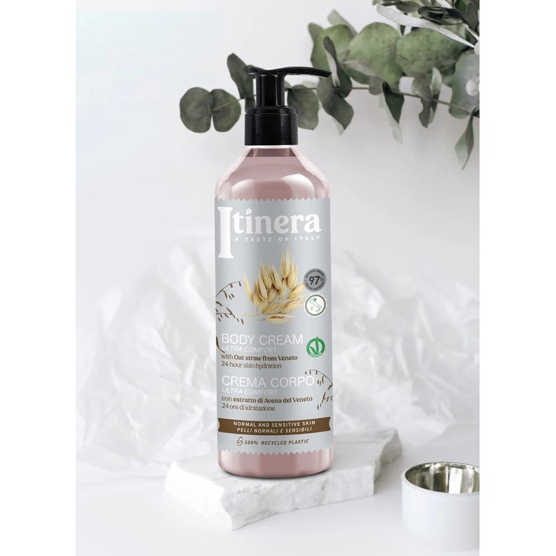Itinera Cream, Body Lotion for Normal and Sensitive Skin, with
