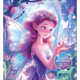 Georgie Porgy Princess Puzzle for Children Fairy Glitter Puzzle 100 Pieces Educational Learning Toy Birthday Boys Girls from 3 Years (Pauli)