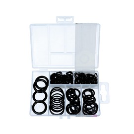 135pcs Multipurpose Rubber O Ring Sealing Rings Assorted Sizes Set Resealable Case