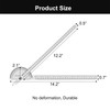 Nortools Stainless Steel Angle Protractor -180° Two Arm Ruler Adjustable