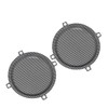 AC-MTORC Batwing Fairings 5.25" Black Mesh Speaker Grills Cover for